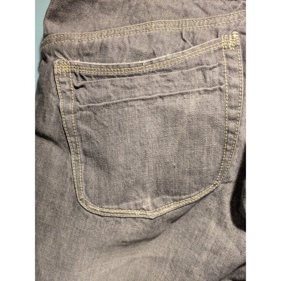 Vintage Y2K Skater Mad Soul Jeans Denim 36x32 Grey - Picture 8 of 16